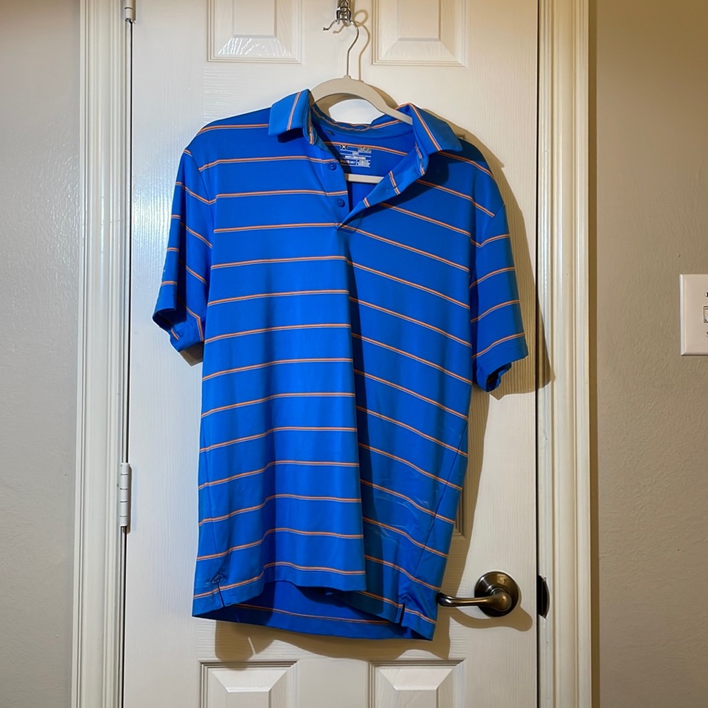 Blue striped Under Armor Tee